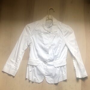 Dynamite Classic White Blazer
